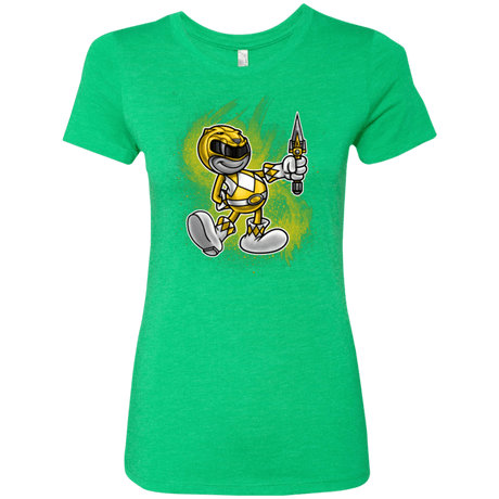 T-Shirts Envy / Small Yellow Ranger Artwork Women's Triblend T-Shirt