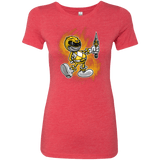 T-Shirts Vintage Red / Small Yellow Ranger Artwork Women's Triblend T-Shirt