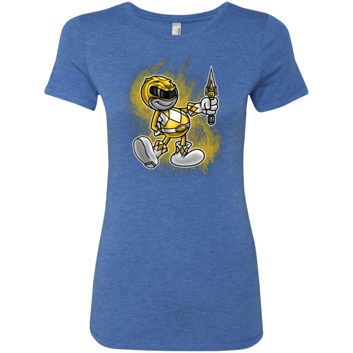 T-Shirts Vintage Royal / Small Yellow Ranger Artwork Women's Triblend T-Shirt
