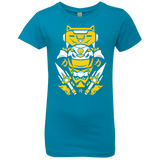 T-Shirts Turquoise / YXS Yellow Ranger Girls Premium T-Shirt