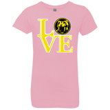 T-Shirts Light Pink / YXS Yellow Ranger LOVE Girls Premium T-Shirt