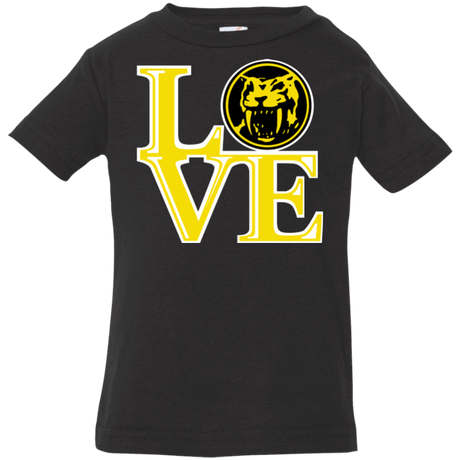 T-Shirts Black / 6 Months Yellow Ranger LOVE Infant Premium T-Shirt