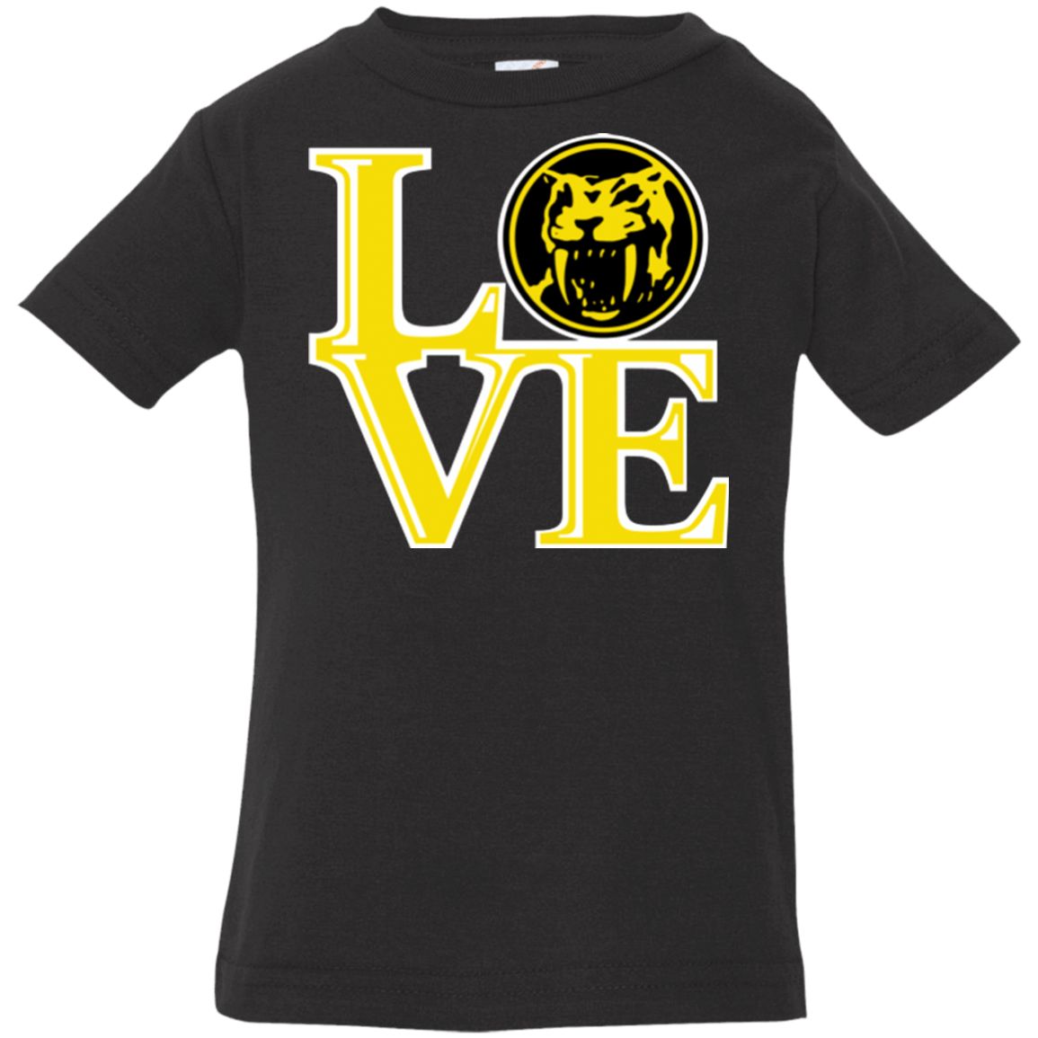 T-Shirts Black / 6 Months Yellow Ranger LOVE Infant Premium T-Shirt