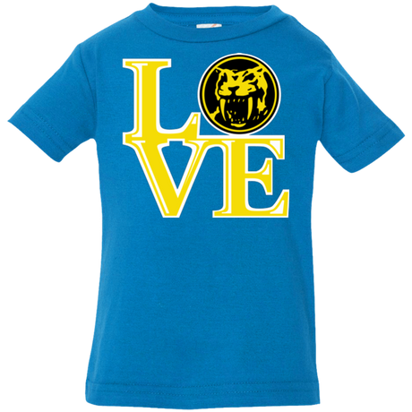 T-Shirts Cobalt / 6 Months Yellow Ranger LOVE Infant Premium T-Shirt