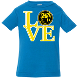 T-Shirts Cobalt / 6 Months Yellow Ranger LOVE Infant Premium T-Shirt