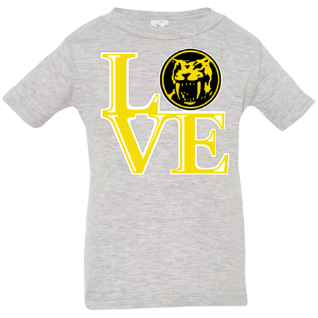 T-Shirts Heather / 6 Months Yellow Ranger LOVE Infant Premium T-Shirt
