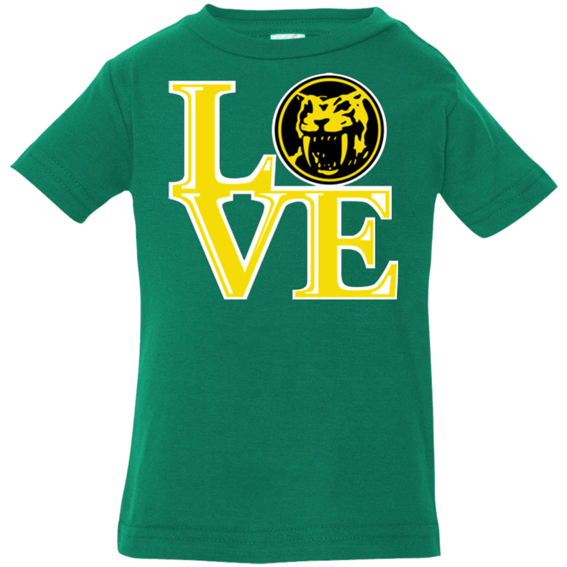 T-Shirts Kelly / 6 Months Yellow Ranger LOVE Infant Premium T-Shirt