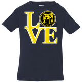 T-Shirts Navy / 6 Months Yellow Ranger LOVE Infant Premium T-Shirt