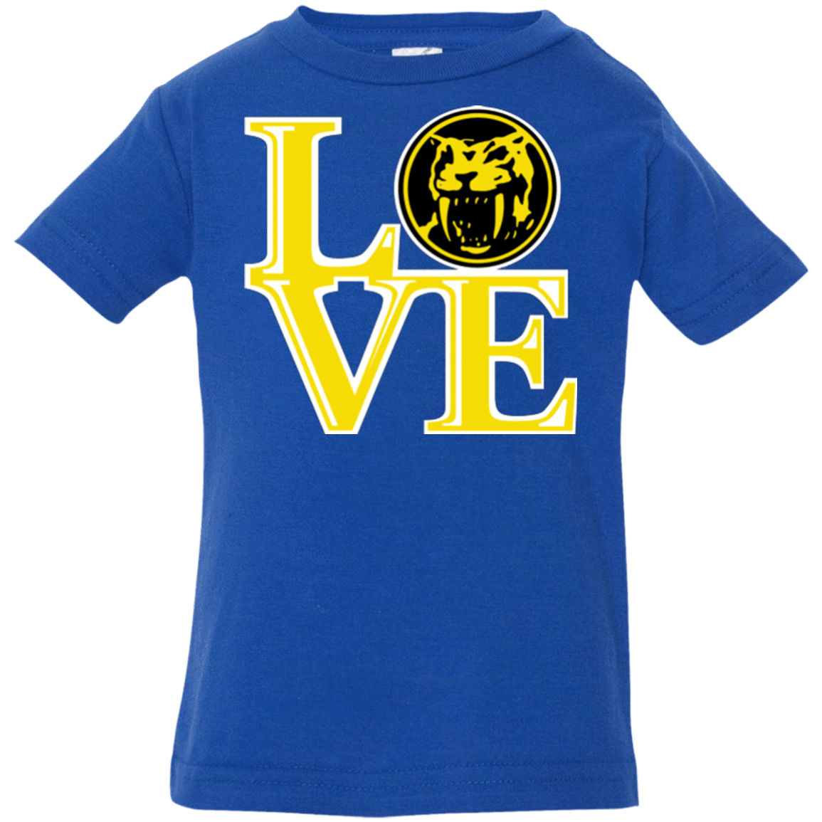 T-Shirts Royal / 6 Months Yellow Ranger LOVE Infant Premium T-Shirt