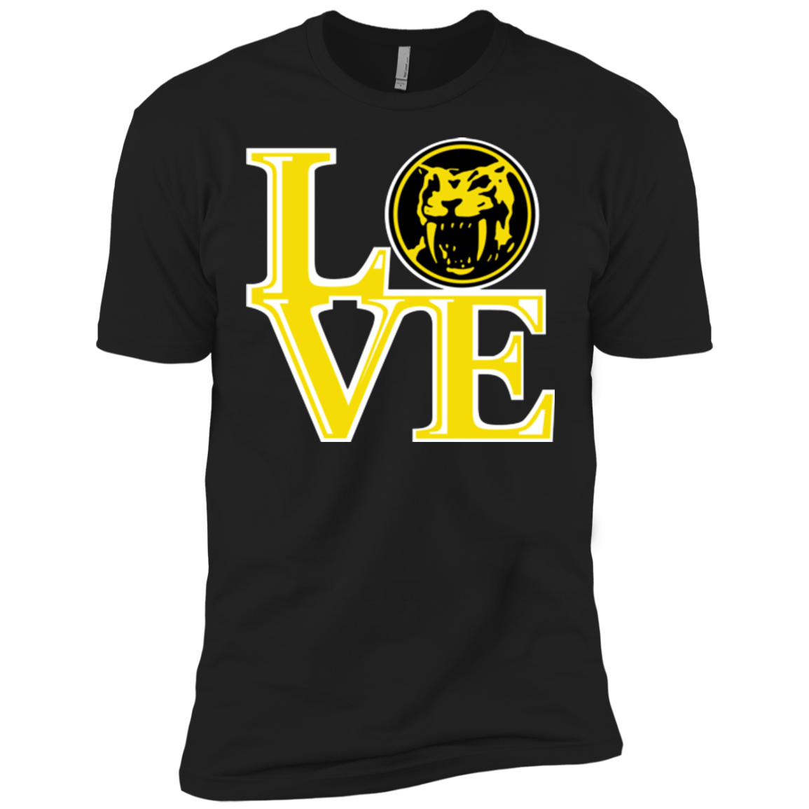 Yellow Ranger LOVE Men's Premium T-Shirt