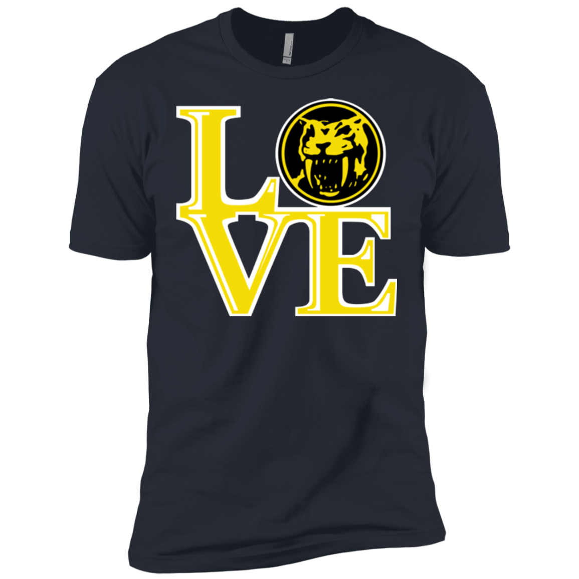 Yellow Ranger LOVE Men's Premium T-Shirt