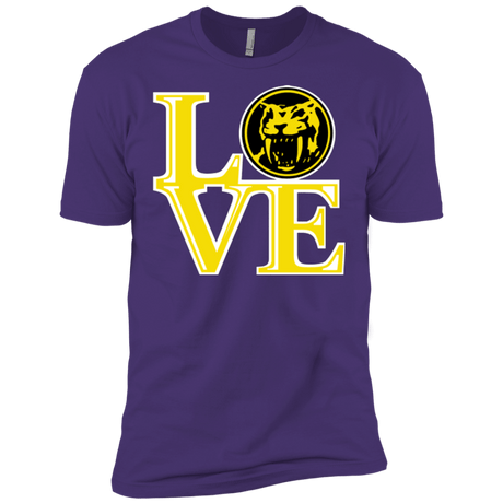 T-Shirts Purple / X-Small Yellow Ranger LOVE Men's Premium T-Shirt