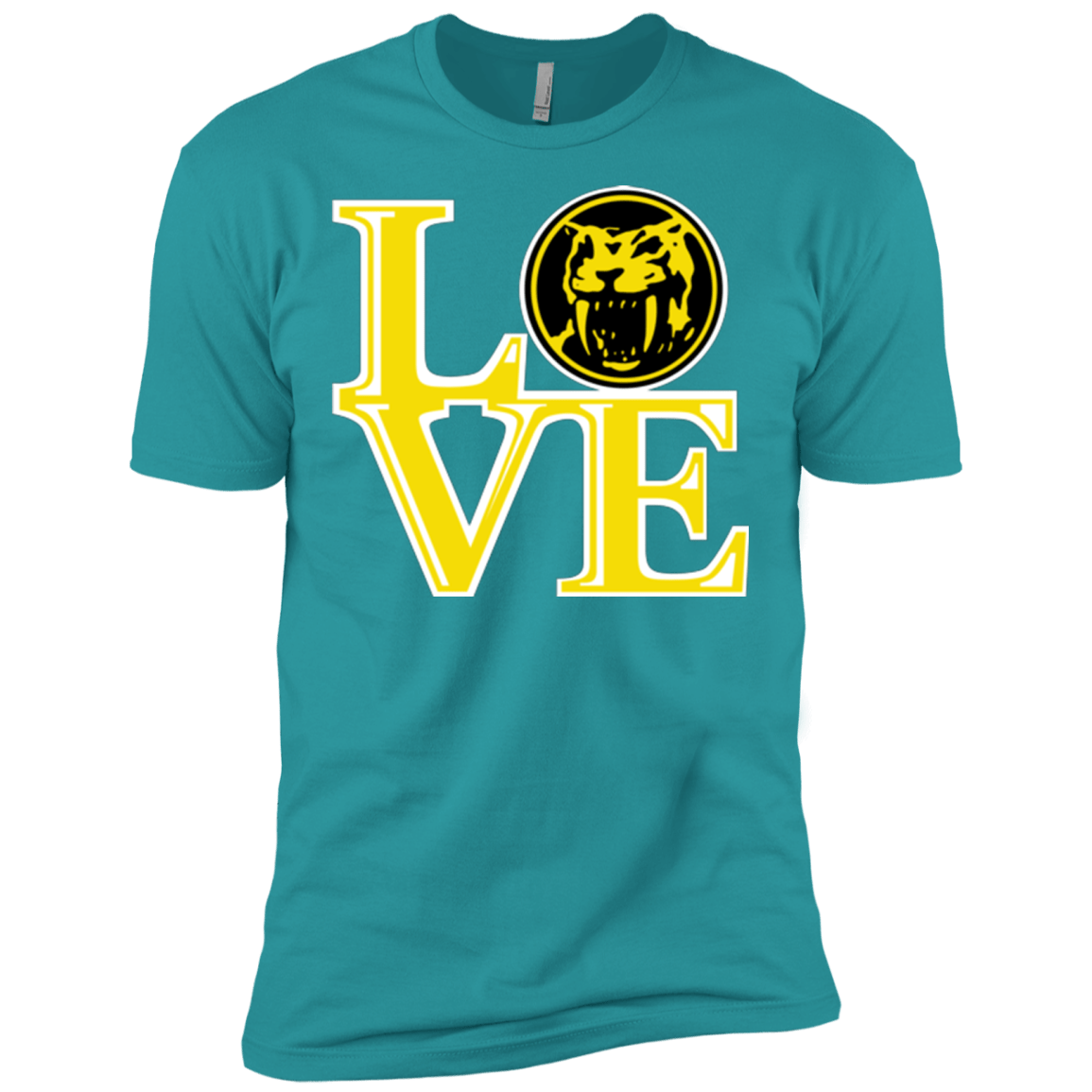 Yellow Ranger LOVE Men's Premium T-Shirt