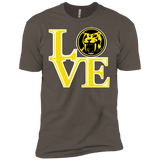 T-Shirts Warm Grey / X-Small Yellow Ranger LOVE Men's Premium T-Shirt