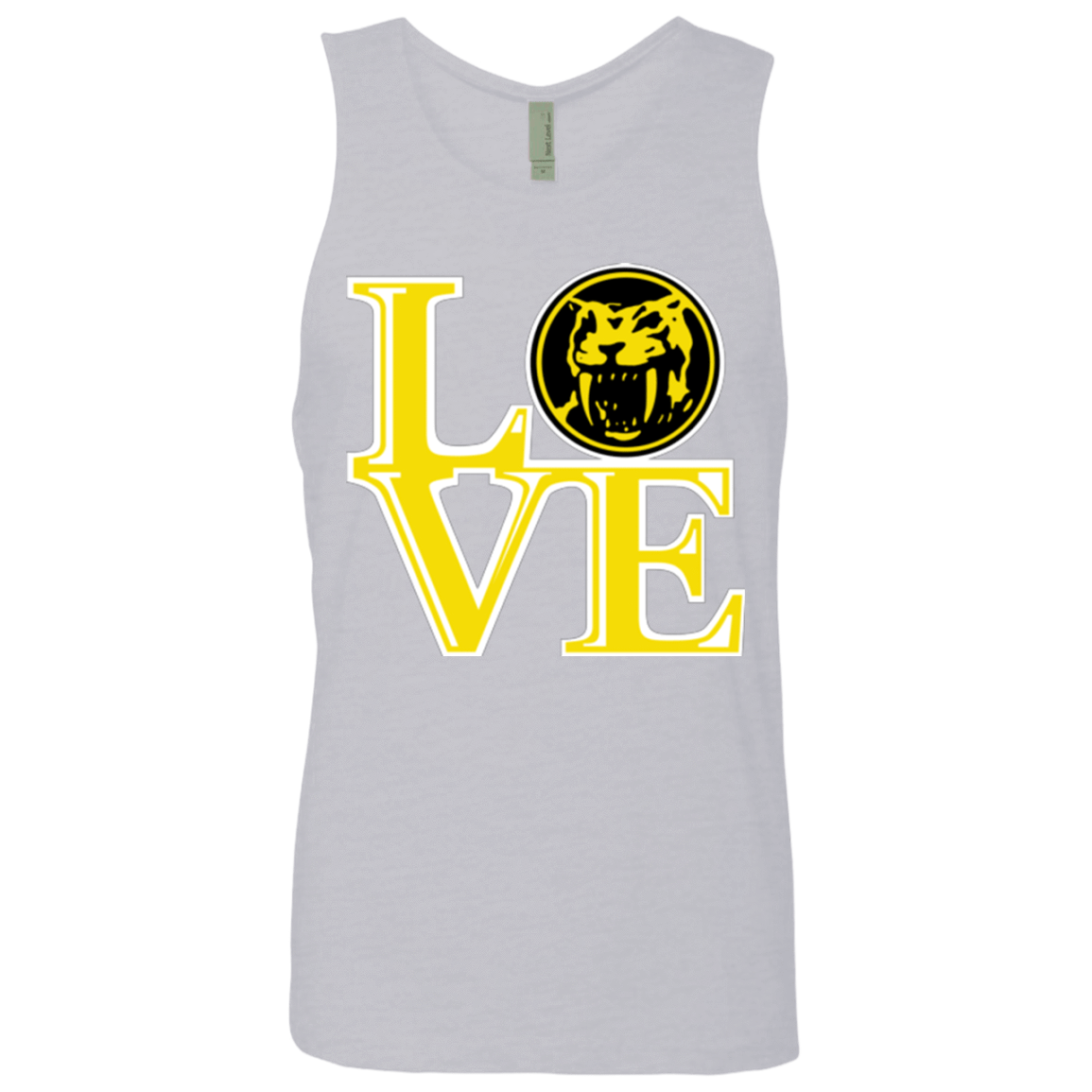 T-Shirts Heather Grey / Small Yellow Ranger LOVE Men's Premium Tank Top