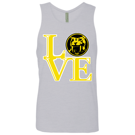 T-Shirts Heather Grey / Small Yellow Ranger LOVE Men's Premium Tank Top
