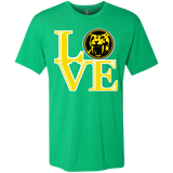 T-Shirts Envy / Small Yellow Ranger LOVE Men's Triblend T-Shirt
