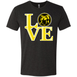 T-Shirts Vintage Black / Small Yellow Ranger LOVE Men's Triblend T-Shirt