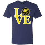 T-Shirts Vintage Navy / Small Yellow Ranger LOVE Men's Triblend T-Shirt