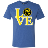 T-Shirts Vintage Royal / Small Yellow Ranger LOVE Men's Triblend T-Shirt