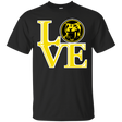 T-Shirts Black / Small Yellow Ranger LOVE T-Shirt