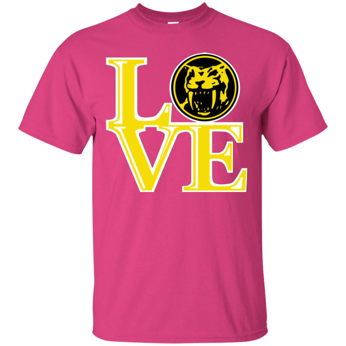 T-Shirts Heliconia / Small Yellow Ranger LOVE T-Shirt