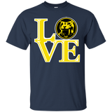T-Shirts Navy / Small Yellow Ranger LOVE T-Shirt