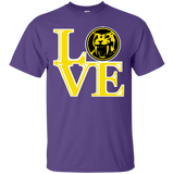 T-Shirts Purple / Small Yellow Ranger LOVE T-Shirt