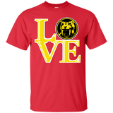 T-Shirts Red / Small Yellow Ranger LOVE T-Shirt