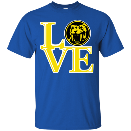 T-Shirts Royal / Small Yellow Ranger LOVE T-Shirt
