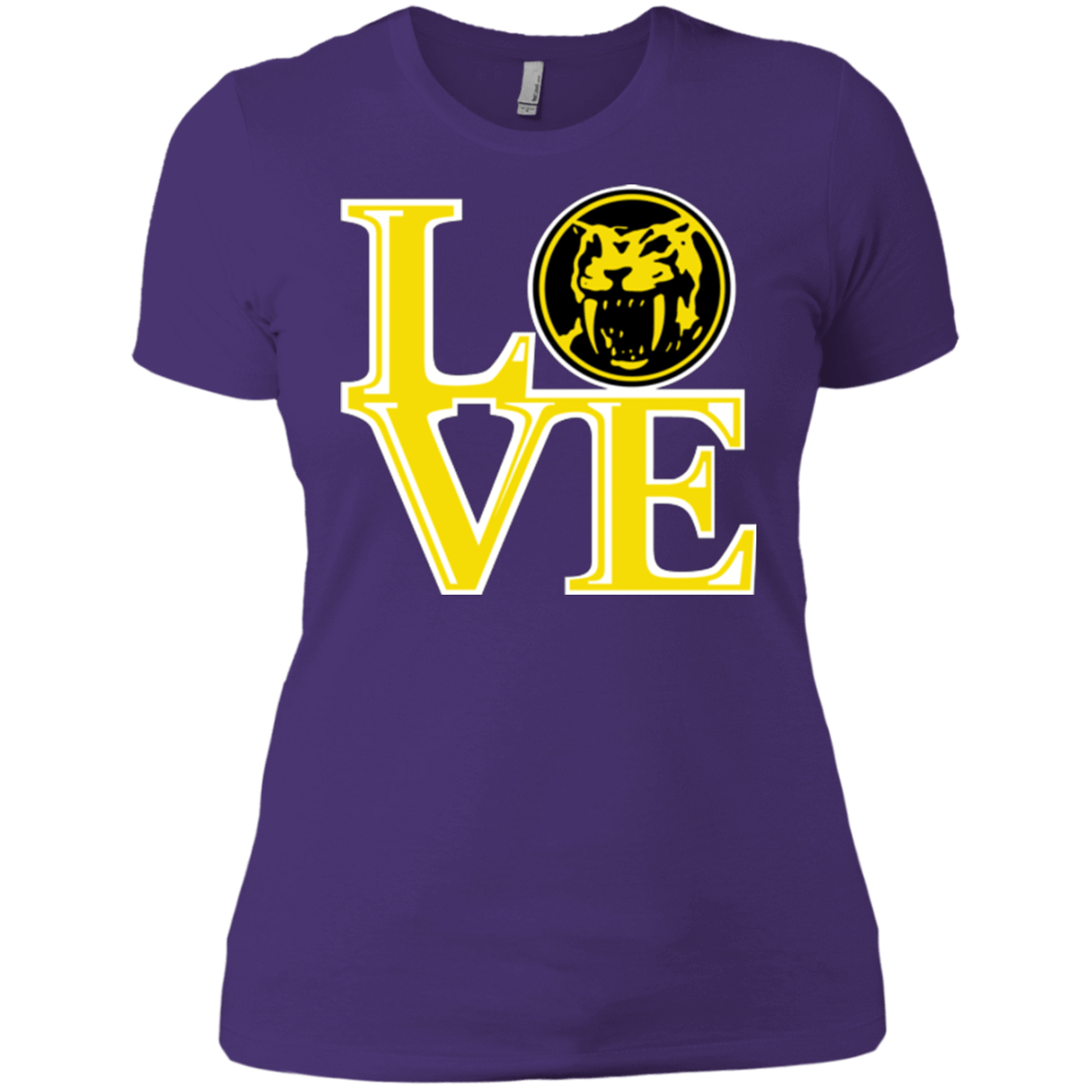 T-Shirts Purple / X-Small Yellow Ranger LOVE Women's Premium T-Shirt