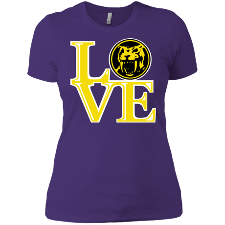 T-Shirts Purple / X-Small Yellow Ranger LOVE Women's Premium T-Shirt