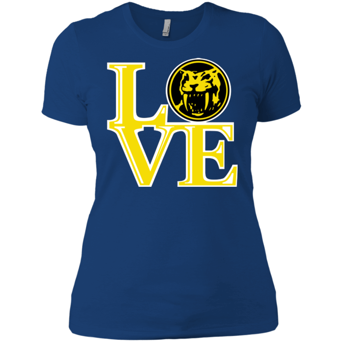 T-Shirts Royal / X-Small Yellow Ranger LOVE Women's Premium T-Shirt