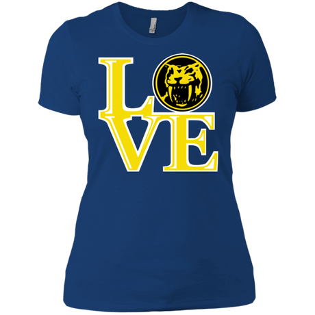 T-Shirts Royal / X-Small Yellow Ranger LOVE Women's Premium T-Shirt