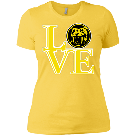T-Shirts Vibrant Yellow / X-Small Yellow Ranger LOVE Women's Premium T-Shirt