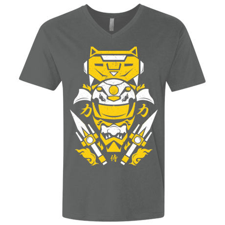 T-Shirts Heavy Metal / X-Small Yellow Ranger Men's Premium V-Neck