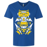 T-Shirts Royal / X-Small Yellow Ranger Men's Premium V-Neck