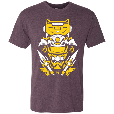 T-Shirts Vintage Purple / Small Yellow Ranger Men's Triblend T-Shirt