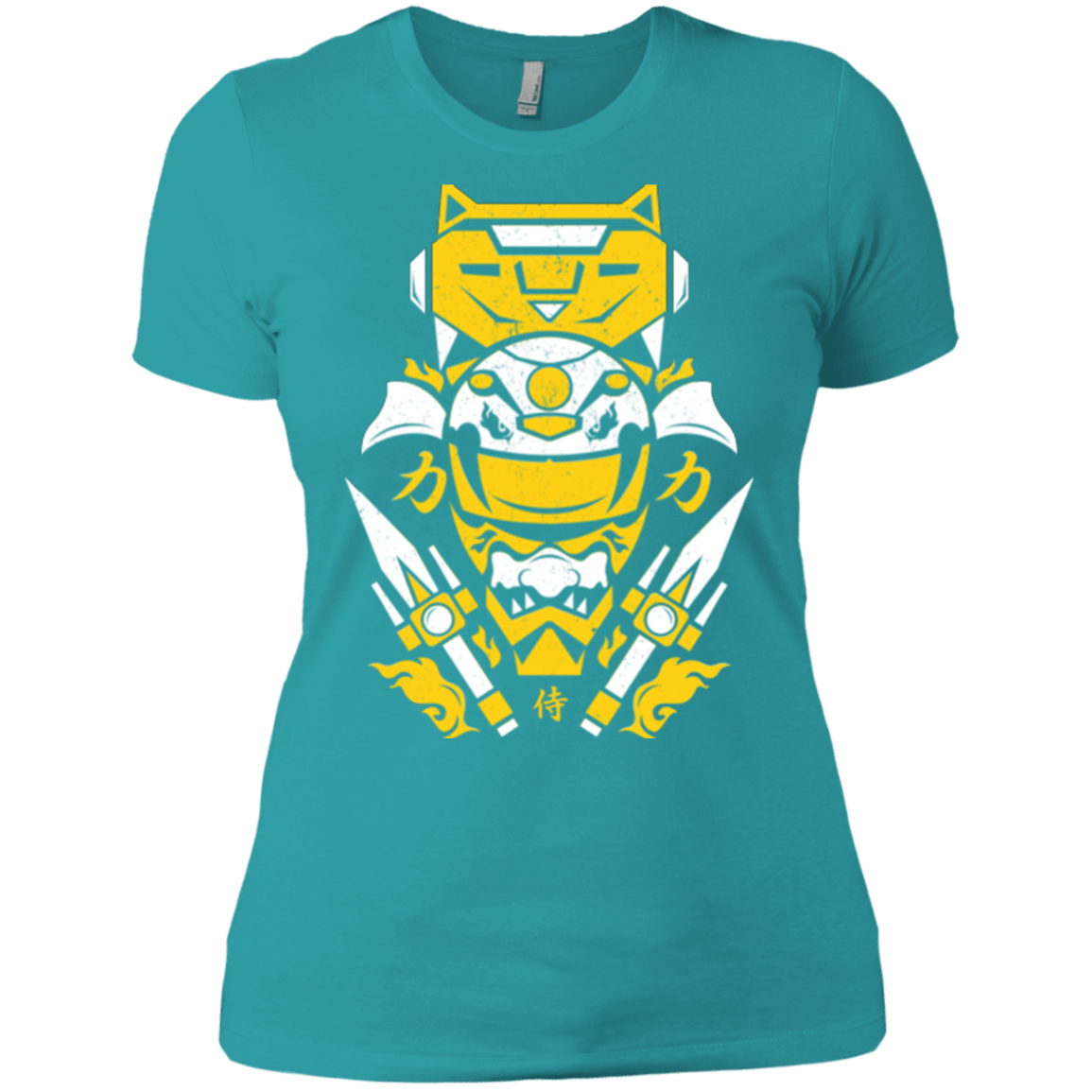 T-Shirts Tahiti Blue / X-Small Yellow Ranger Women's Premium T-Shirt