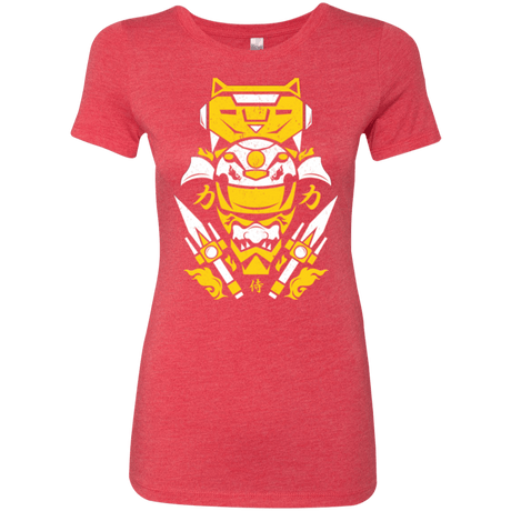 T-Shirts Vintage Red / Small Yellow Ranger Women's Triblend T-Shirt