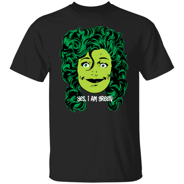 T-Shirts Black / S Yes, I am Green T-Shirt
