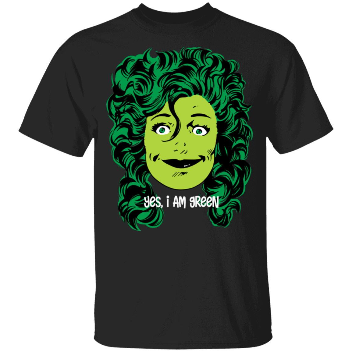 T-Shirts Black / YXS Yes, I am Green Youth T-Shirt