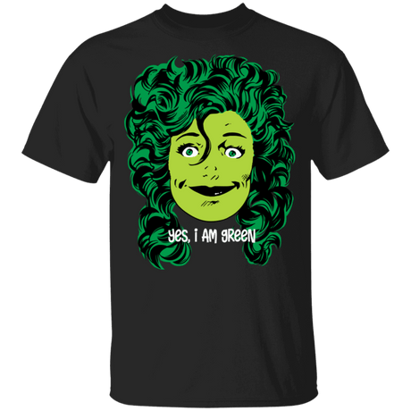 T-Shirts Black / YXS Yes, I am Green Youth T-Shirt