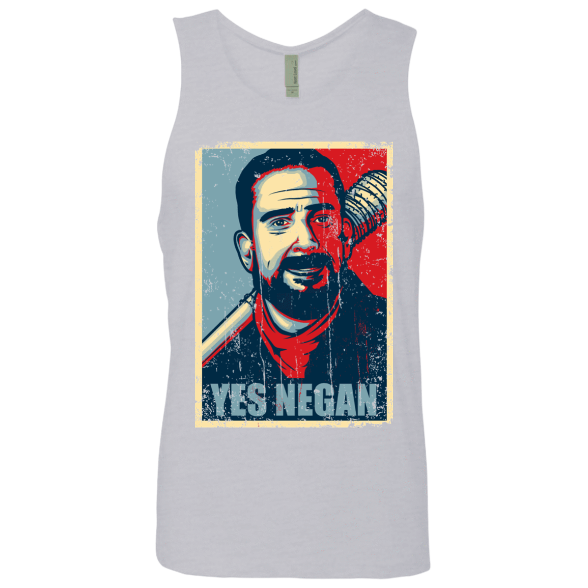 T-Shirts Heather Grey / Small Yes Negan Men's Premium Tank Top