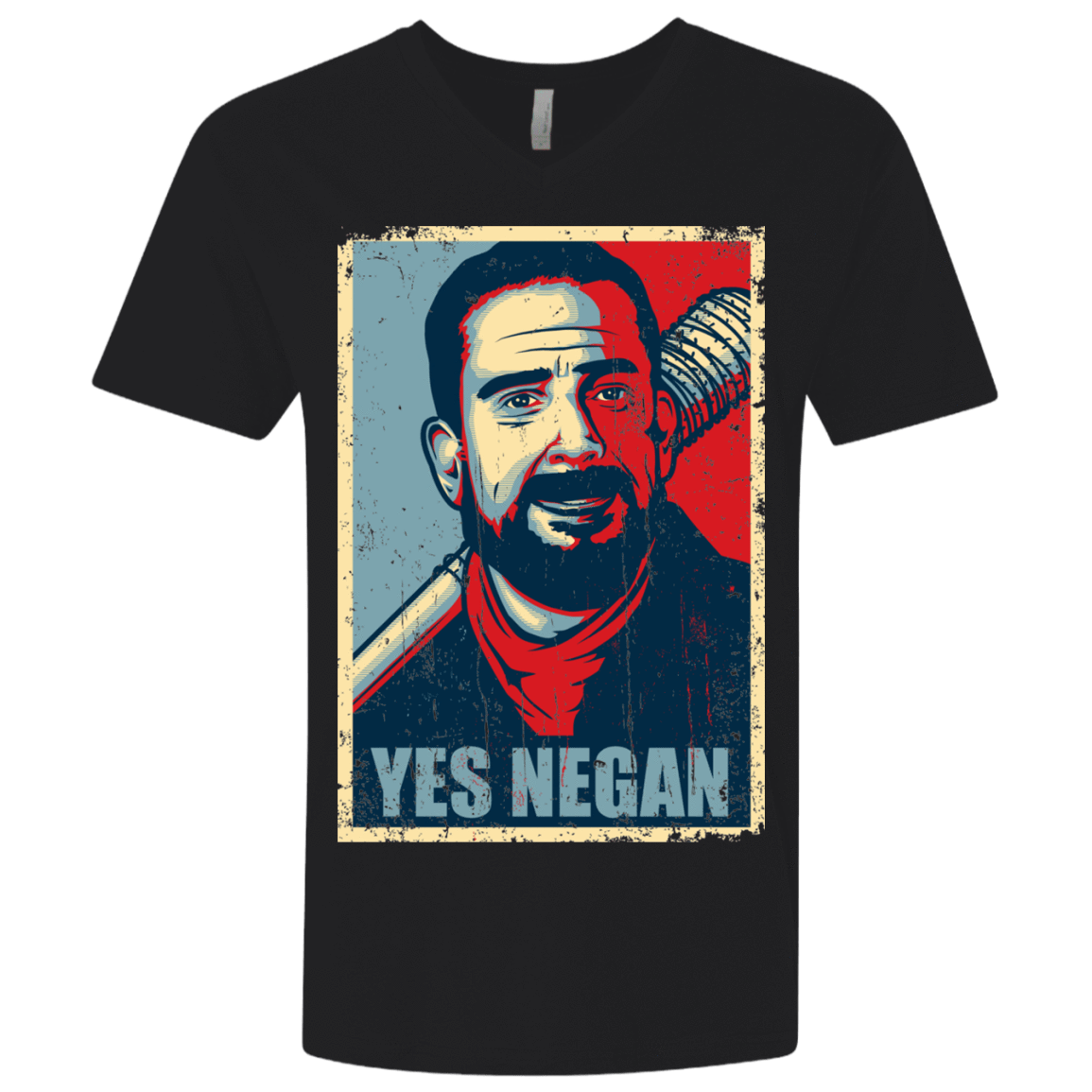 T-Shirts Black / X-Small Yes Negan Men's Premium V-Neck