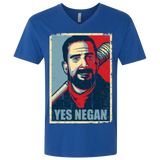 T-Shirts Royal / X-Small Yes Negan Men's Premium V-Neck