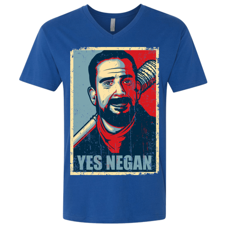 T-Shirts Royal / X-Small Yes Negan Men's Premium V-Neck