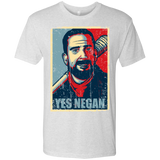 T-Shirts Heather White / Small Yes Negan Men's Triblend T-Shirt