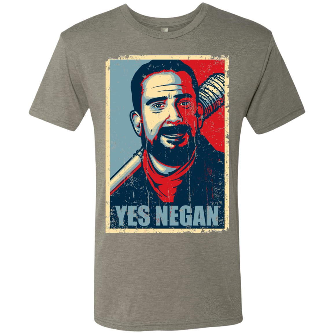 T-Shirts Venetian Grey / Small Yes Negan Men's Triblend T-Shirt