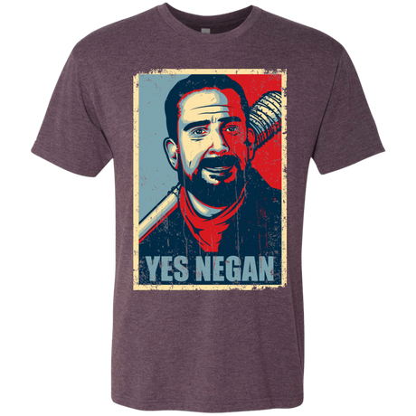 T-Shirts Vintage Purple / Small Yes Negan Men's Triblend T-Shirt
